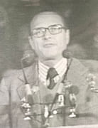 Jacques Chirac à la tribune. par ENU (Henri-Jean). - Image 2