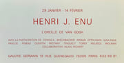 Cartons, dépliants, affichettes. par ENU (Henri-Jean). - Image 2