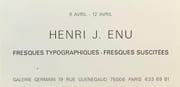 Cartons, dépliants, affichettes. par ENU (Henri-Jean). - Image 3