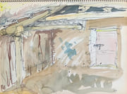 Arbres et paysages, carnet d'aquarelles. par ESPINOUZE (Henri). - Image 6