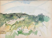 Arbres et paysages, carnet d'aquarelles. par ESPINOUZE (Henri). - Image 7