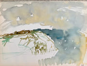 Arbres et paysages, carnet d'aquarelles. par ESPINOUZE (Henri). - Image 8