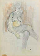 Nus féminins, carnet d'aquarelles. par ESPINOUZE (Henri). - Image 1