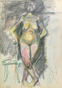 Nus féminins, carnet d'aquarelles. par ESPINOUZE (Henri). - Image 13