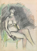 Nus féminins, carnet d'aquarelles. par ESPINOUZE (Henri). - Image 15