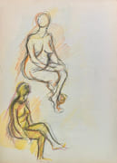 Nus féminins, carnet d'aquarelles. par ESPINOUZE (Henri). - Image 5