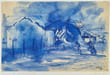 Incendie de la ferme du Herrenwald Nord (Vosges). . MOISSET (Raymond).