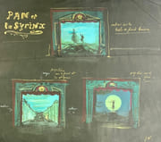 Décor pour "Pan et la Syrinx".  par NOËL (Jacques). 