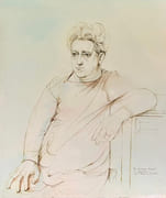 Portrait de Georges Hugnet. par ROBINSON (Ione).