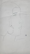 Visage de femme.  par SURVAGE (Léopold). 