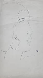 Visage de femme.