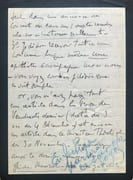 Lettres manuscrites autographes signées.  par FRANZ (Paul).  - Image 13
