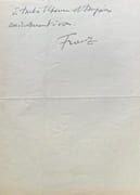 Lettres manuscrites autographes signées.  par FRANZ (Paul).  - Image 2