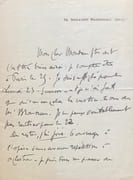 Lettres manuscrites autographes signées.  par FRANZ (Paul).  - Image 3