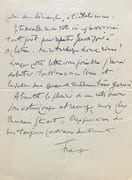 Lettres manuscrites autographes signées.  par FRANZ (Paul).  - Image 4
