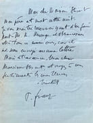 Lettres manuscrites autographes signées.  par FRANZ (Paul).  - Image 6