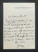 Lettres manuscrites autographes signées.  par FRANZ (Paul).  - Image 7