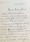 Lettres manuscrites autographes signées.  par FRANZ (Paul).  - Image 8