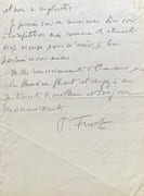 Lettres manuscrites autographes signées.  par FRANZ (Paul).  - Image 9