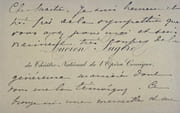 Trois Lettres et cartes manuscrites.  par FUGÈRES (Lucien).  - Image 1