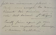 Trois Lettres et cartes manuscrites.  par FUGÈRES (Lucien).  - Image 2