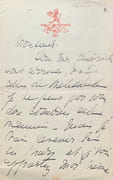 Lettre autographe manuscrite signée. par GARDEN (Mary).  - Image 2
