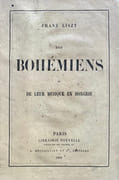 Des Bohémiens et de leur musique en Hongrie.  par LISZT (Franz).
