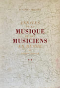 Annales de la musique et des musiciens en Russie du XVIIIe à 1762.  par MOOSER (R. Aloys).  - Image 2