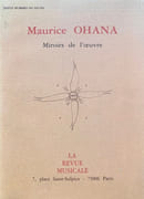 Maurice Ohana, miroirs de l’œuvre.  par [OHANA (Maurice)]. COLLECTIF, PROST (Christine), dir.  - Image 1