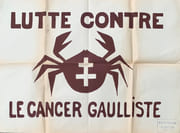 Lutte contre le cancer gaulliste.  par ANONYME (Mai 68).