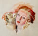 Visage de femme. . BRENOT (Pierre-Laurent). 