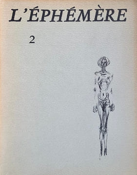 L’Éphémère, collection complète. . COLLECTIF, DUPIN (Jacques).