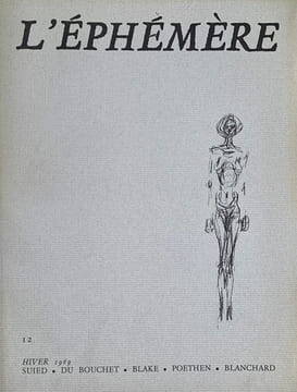 L’Éphémère, collection complète. . COLLECTIF, DUPIN (Jacques).
