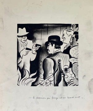 … Le premier qui bouge est un homme mort. . GRANGE (Jacques).