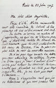 Lettre à Myrtille.  par HUGNET (Georges). - Image 1