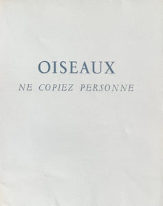 Oiseaux ne copiez personne.