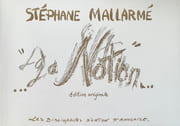 « Épouser la notion. »  par MALLARMÉ (Stéphane), ROUAN (François).  - Image 1
