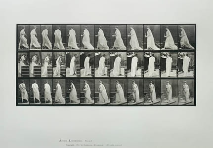 Femme en mouvement, Animal Locomotion, planche n° 97.