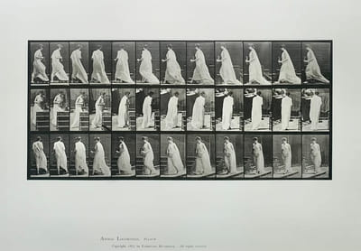 Femme en mouvement, Animal Locomotion, planche n° 97.