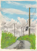 Chemin de la Guignière, Saint-Jean-de-la-Forêt.  par PLACID (Jean-François Duval, dit). - Image 1