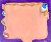 Grande tête rectangulaire.  par PLACID (Jean-François Duval, dit).