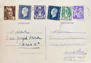 Quatre lettres autographes manuscrites à Scutenaire et Irine. par UBAC (Raoul). - Image 2