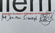 Assez rigolé ! Lithographies, linogravures et dessins. 15 mai – 14 juin 2003, galerie Item, Paris.  par WILLEM.  - Image 2
