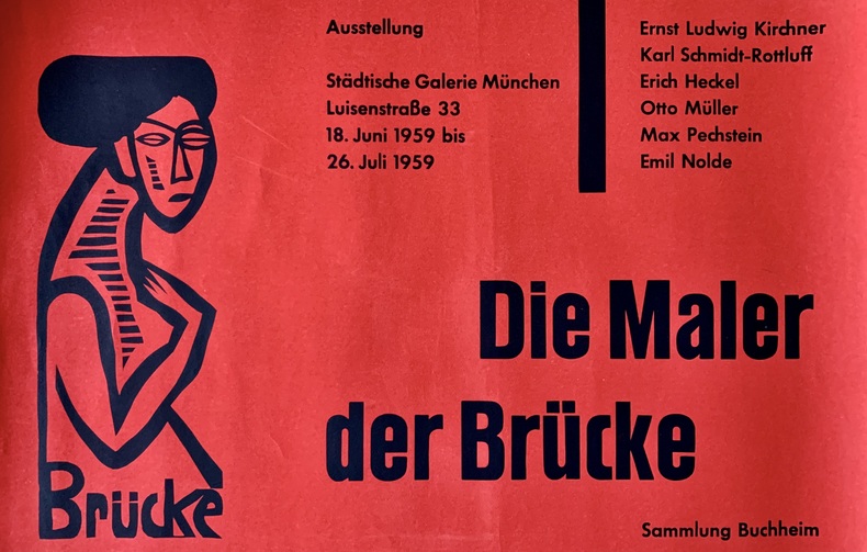 Die Maler der Brücke, E. L. Kirchner, K. Schmidt-Rottluff, E. Heckel, O. Müller, M. Pechstein, E. Nolde. . ANONYME.