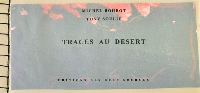 Traces au désert.