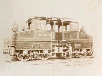 Locomotive électrique, General Electric, Shenectady, N. Y. 