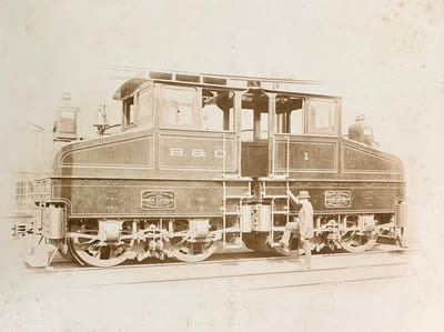 Locomotive électrique, General Electric, Shenectady, N. Y. 