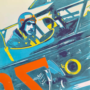 Saluti & Baci, quattro serigrafie, testo di Luigi Cavallo.