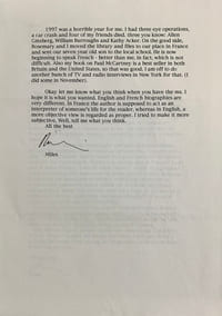Correspondance avec Michel Bulteau.