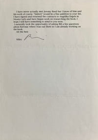 Correspondance avec Michel Bulteau.